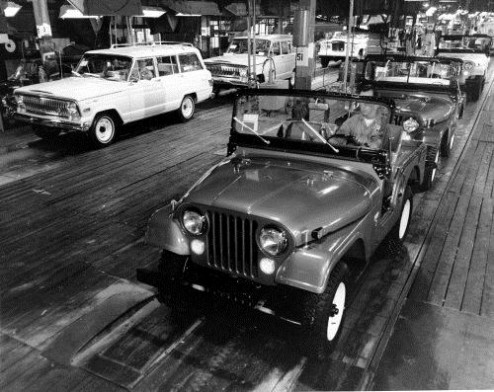 Assembly Line at Jeep® Parkway, Toledo, Ohio (1964)