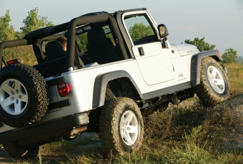 2005 Jp Wrangler Unlimited Rubicon rear rt