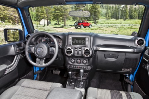 2012 Jeep Wrangler Sahara interior