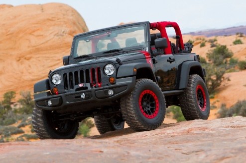 Jeep Wrangler Level Red